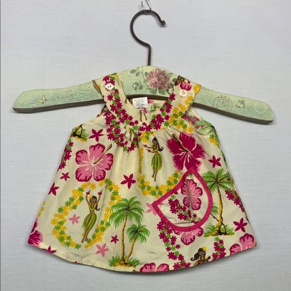 Koko Keike Hawaii Tropical Floral Baby Dress